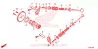 NOKKENAS/KLEP voor Honda 50 METROPOLITAN 2016