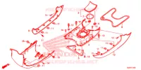 VLOER OPSTAP voor Honda 50 METROPOLITAN 2016