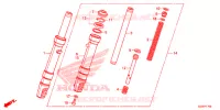 VOOR VORK voor Honda 50 METROPOLITAN 2016