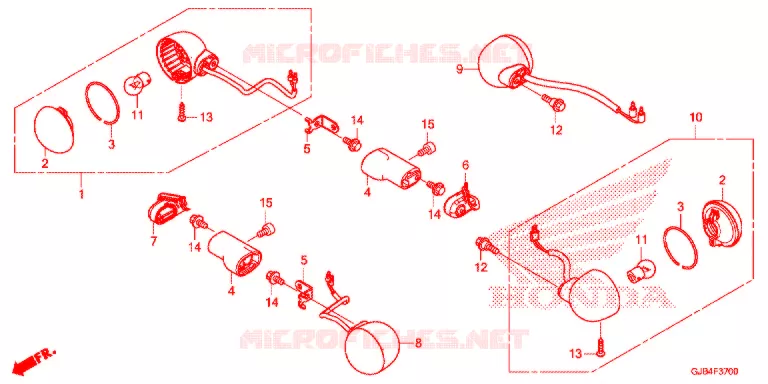 KNIPPERLICHT(2) Honda SCOOTER 50 METRO 2016  NCW50G_M