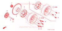 START KOPPELING  voor Honda WAVE 125 Carburetor, Electric start 2005