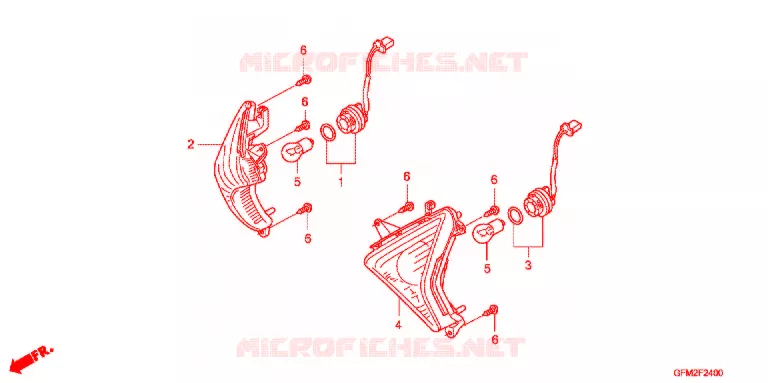 VOOR KNIPPERLICHT Honda SCOOTER 110 LEAD 2012  NHX110WHA