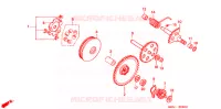 AANDRIJFFACE/ KICKSTARTER SPIL voor Honda 50 GYRO X 2004