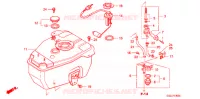 BRANDSTOF TANK voor Honda 50 GYRO X 2004