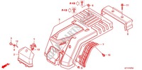 FRAME CHASSIS ACHTERAFDEK/ BAGAGEDRAGER voor Honda 50 GYRO X BASIC 2012
