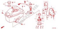 BRANDSTOF TANK voor Honda 50 GYRO X POST OFFICE 2012
