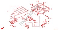 ENKELE ZITTING(2) voor Honda 50 GYRO X POST OFFICE 2011