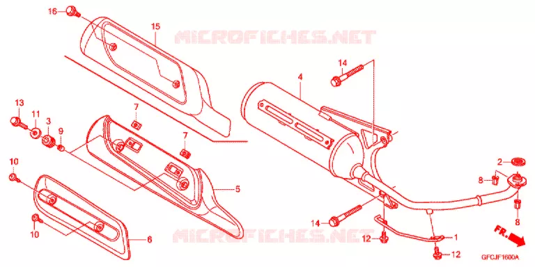 UITLAATDEMPER(2) Honda SCOOTER 50 TODAY 2012  NFS501SHC