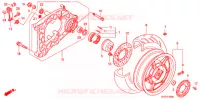 ACHTER WIEL/ZWAAI ARM voor Honda FORZA 250 Z ABS 2009
