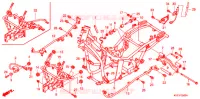 FRAME CHASSIS voor Honda FORZA 250 Z ABS 2009