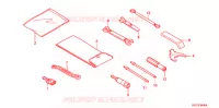GEREEDSCHAP/ACCUVAK voor Honda FORZA 250 Z ABS AUDIO 2008