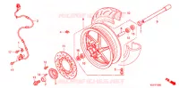VOOR WIEL voor Honda FORZA 250 Z ABS AUDIO 2008