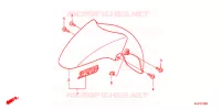 VOORSPATBORD voor Honda FORZA 250 Z ABS AUDIO 2008