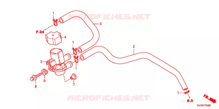 AI SOLENOIDE KLEP Honda SCOOTER 250 FORZA 2017  NSS250AAB