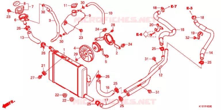 RADIATOR Honda SCOOTER 250 FORZA 2014  NSS250D