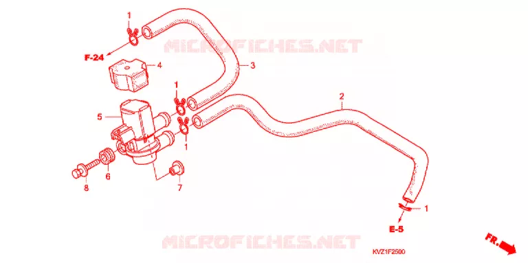 AI SOLENOIDE KLEP Honda SCOOTER 250 FORZA 2008  NSS250D8