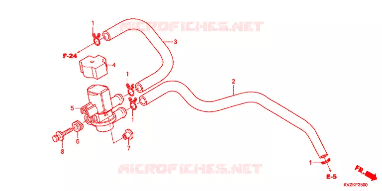 AI SOLENOIDE KLEP Honda SCOOTER 250 FORZA 2011  NSS250DAB