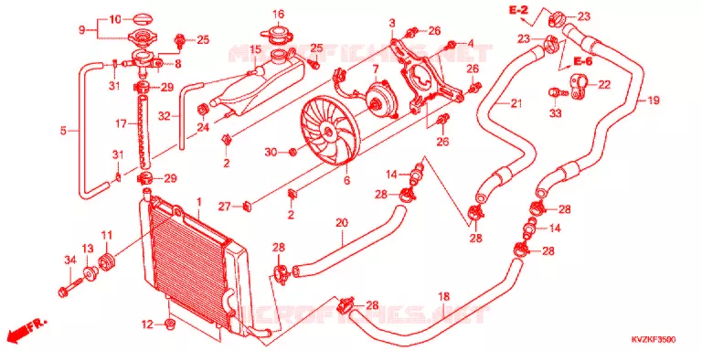 RADIATOR Honda SCOOTER 250 FORZA 2016  NSS250DB
