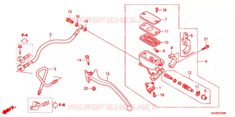 REMPOMP ACHTER (NSS250D/DA) Honda SCOOTER 250 FORZA 2014  NSS250DB