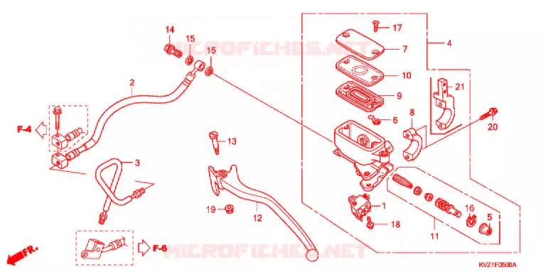 REMPOMP ACHTER (NSS250DA/D/SA/S) Honda SCOOTER 250 FORZA 2009  NSS250S9