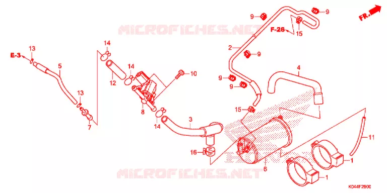 KOOLSTOFBUS Honda SCOOTER 300 FORZA 2014  NSS300AE