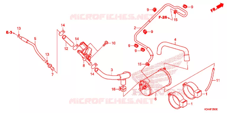 KOOLSTOFBUS Honda SCOOTER 300 FORZA 2015  NSS300AF