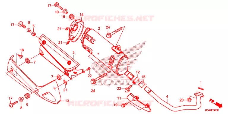 UITLAATDEMPER(2) Honda SCOOTER 300 FORZA 2015  NSS300AF