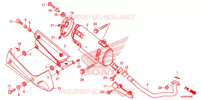 UITLAATDEMPER(2) Honda SCOOTER 300 FORZA 2015  NSS300AF