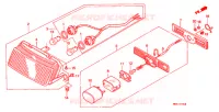 ACHTERLICHT(2) voor Honda NT 650 HAWK GT 1989