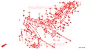 FRAME CHASSIS voor Honda NT 650 HAWK GT 1989