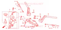 HENDEL PIJP voor Honda NT 650 HAWK GT 1989