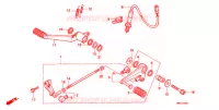 OPSTAP/KICKARM/ WISSEL PEDAAL voor Honda NT 650 HAWK GT 1989