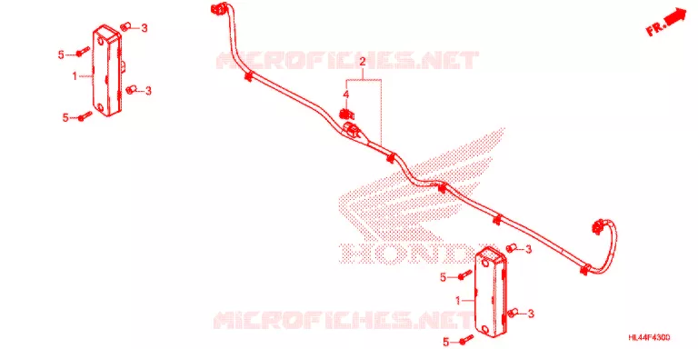 ACHTERLICHT(2) Honda ATV 1000 PIONEER 2016  SXS1000M3PG