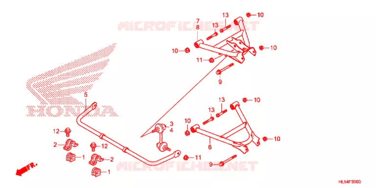 ACHTER ARM Honda ATV 500 PIONEER 2015  SXS500MF