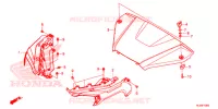 VOORSPATBORD / TREEPLANK voor Honda PIONEER 500 M2 2016