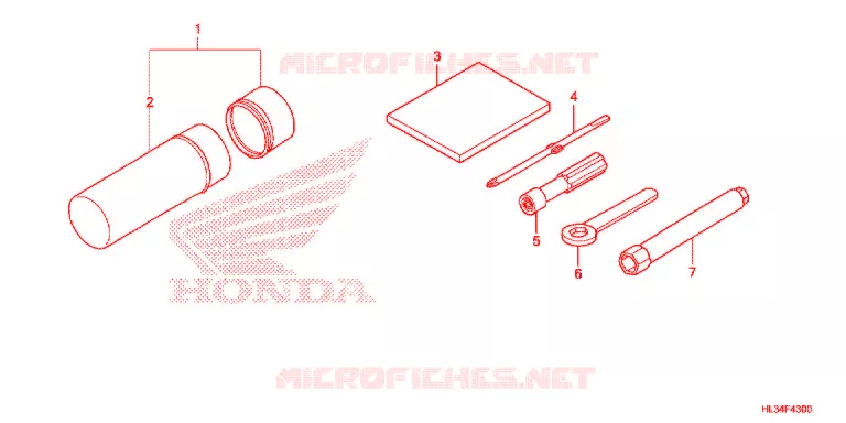 GEREEDSCHAP/ACCUVAK Honda ATV 700 PIONEER 2014  SXS700E