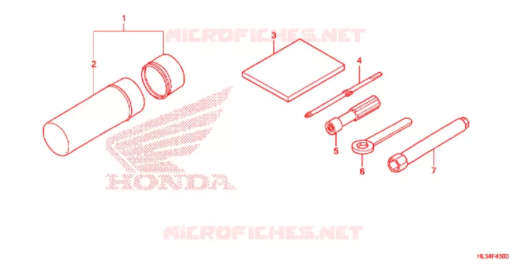 GEREEDSCHAP/ACCUVAK Honda ATV 700 PIONEER 2014  SXS700E