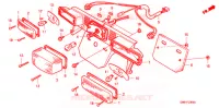 ACHTER COMBINATIE LICHT voor Honda 50 GYRO UP 1991