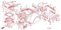 ACHTER STROOMLIJNKAP voor Honda 50 GYRO CANOPY 2012