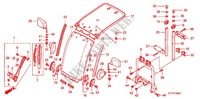 VOORRUIT/OPEN DAKEN voor Honda 50 GYRO CANOPY 2012