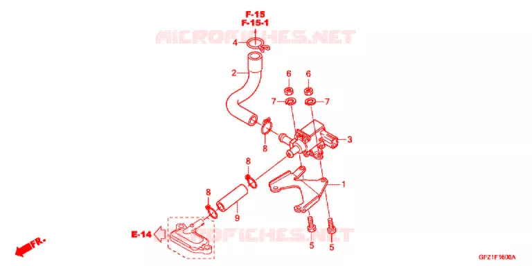 SOLENOIDE KLEP Honda SCOOTER 50 GYRO 2016  TC50B