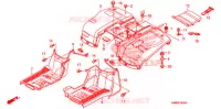 ACHTER STROOMLIJNKAP voor Honda TRX 250 FOURTRAX RECON Electric Shift 2009