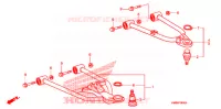 VOOR ARM voor Honda TRX 250 FOURTRAX RECON Electric Shift 2009