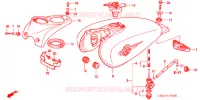 BRANDSTOF TANK voor Honda MAGNA 50 2007
