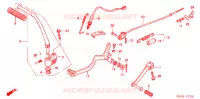 PEDAAL/KICKSTARTER ARM voor Honda NXR 125 BROS PARTIDA ELETRICA 2003