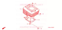 CILINDER voor Honda FOURTRAX 350 RANCHER Electric Shift 2005