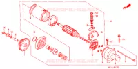 STARTEN MOTOR voor Honda BIG ONE 1000 BLACK 1994