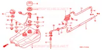 BRANDSTOF TANK/BRANDSTOF POMP voor Honda BROAD 50 TYPE 3 1995