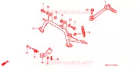 HOOFD STANDAARD/REMPEDAAL/STARTMOTOR voor Honda BROAD 50 TYPE 3 1995