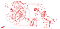 VOOR WIEL voor Honda BROAD 50 TYPE 3 1995
